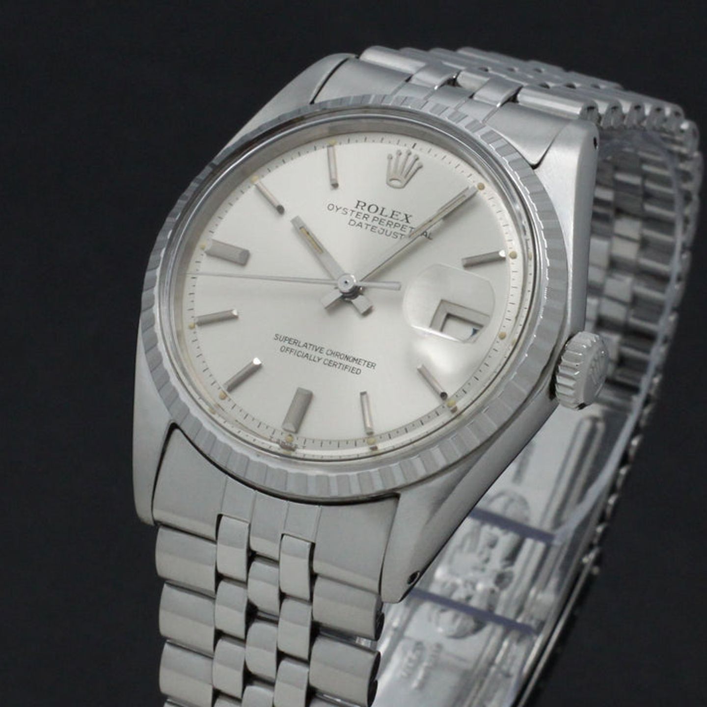 Rolex Datejust 1603 (1970) - Silver dial 36 mm Steel case (6/7)