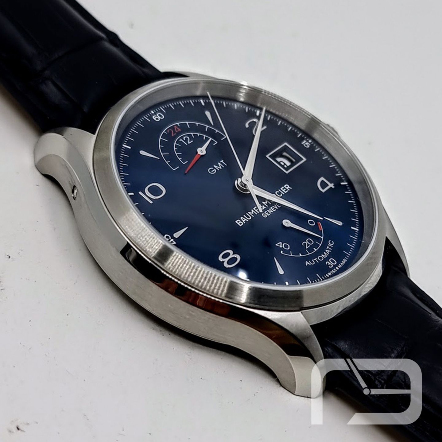 Baume & Mercier Clifton M0A10316 (2024) - Blauw wijzerplaat 43mm Staal (4/8)