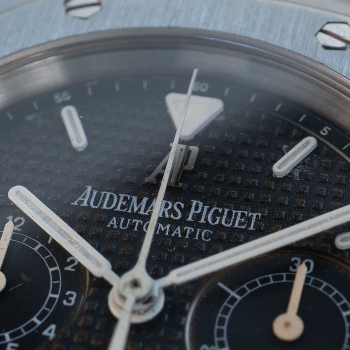 Audemars Piguet Royal Oak Chronograph 25860ST.OO.1110ST.02 (2002) - Blauw wijzerplaat 39mm Staal (5/8)