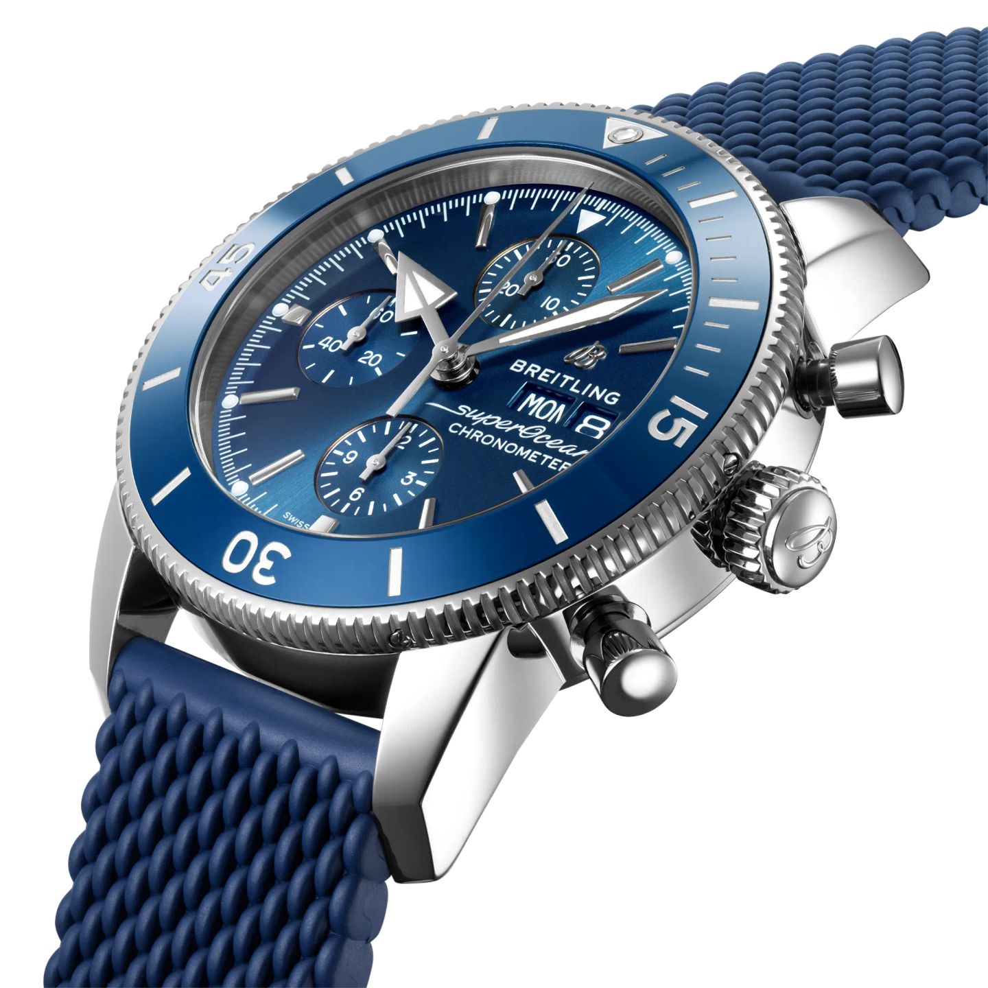 Breitling Superocean Heritage II Chronograph A13313161C1S1 (2025) - Blue dial 44 mm Steel case (2/3)