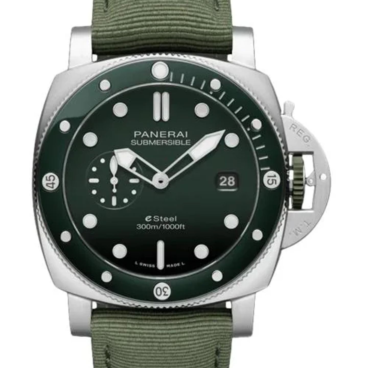 Panerai Luminor Submersible PAM01287 (2026) - Groen wijzerplaat 44mm Staal (1/1)
