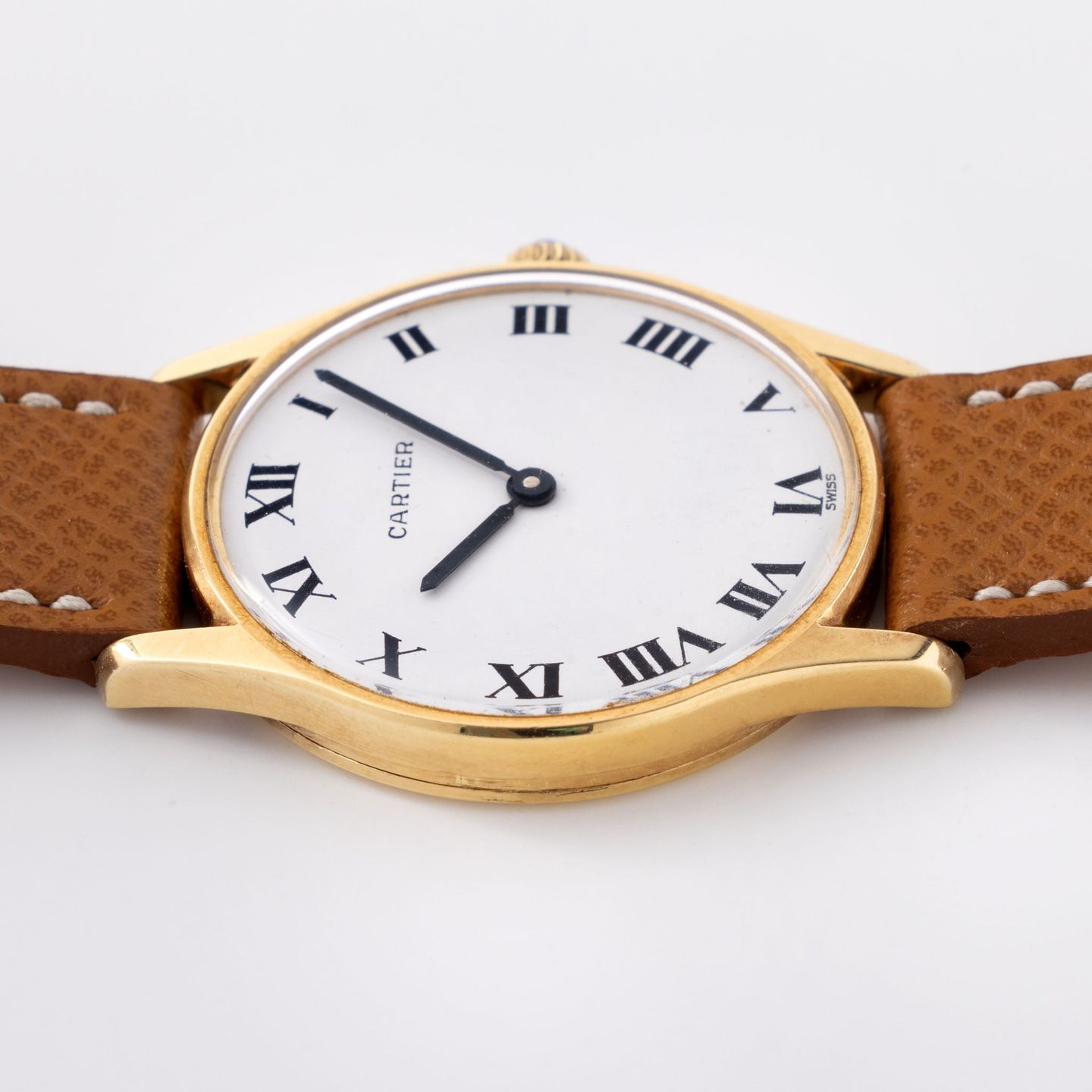 Cartier Vintage Unknown (1970) - White dial 31 mm Yellow Gold case (5/7)