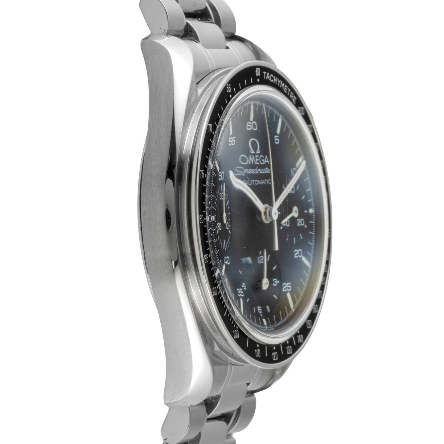 Omega Speedmaster Reduced 3510.50.00 (Unknown (random serial)) - Black dial 39 mm Steel case (7/8)