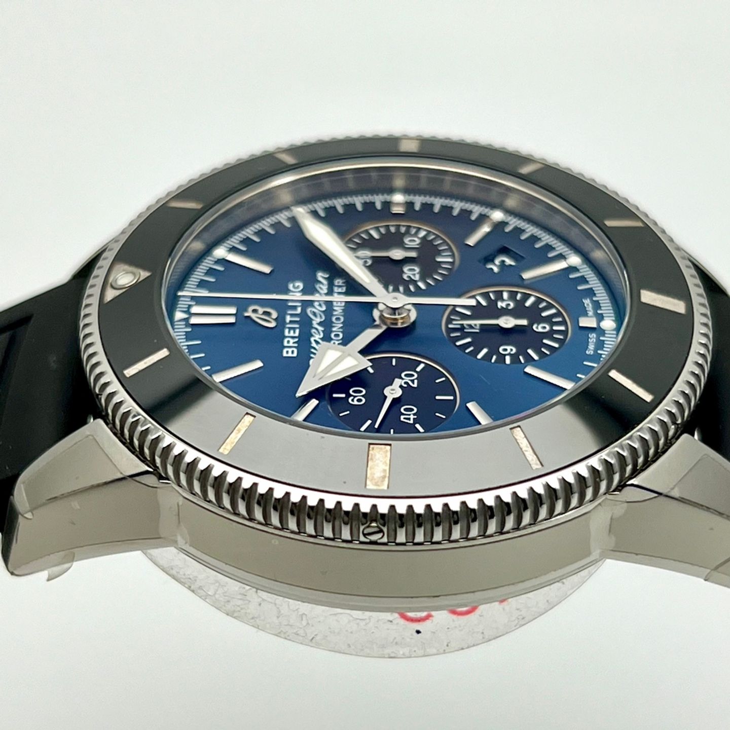 Breitling Superocean Heritage II Chronograph AB0162121C1S1 (2019) - Blue dial 44 mm Steel case (4/8)