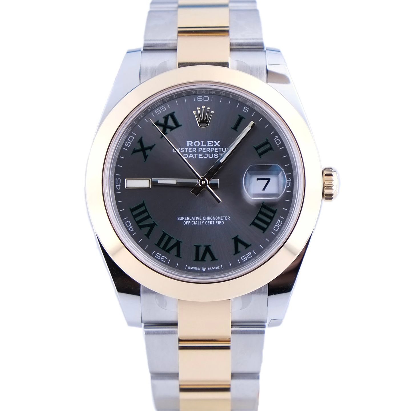 Rolex Datejust 41 126303 (2017) - Grijs wijzerplaat 41mm Goud/Staal (1/1)