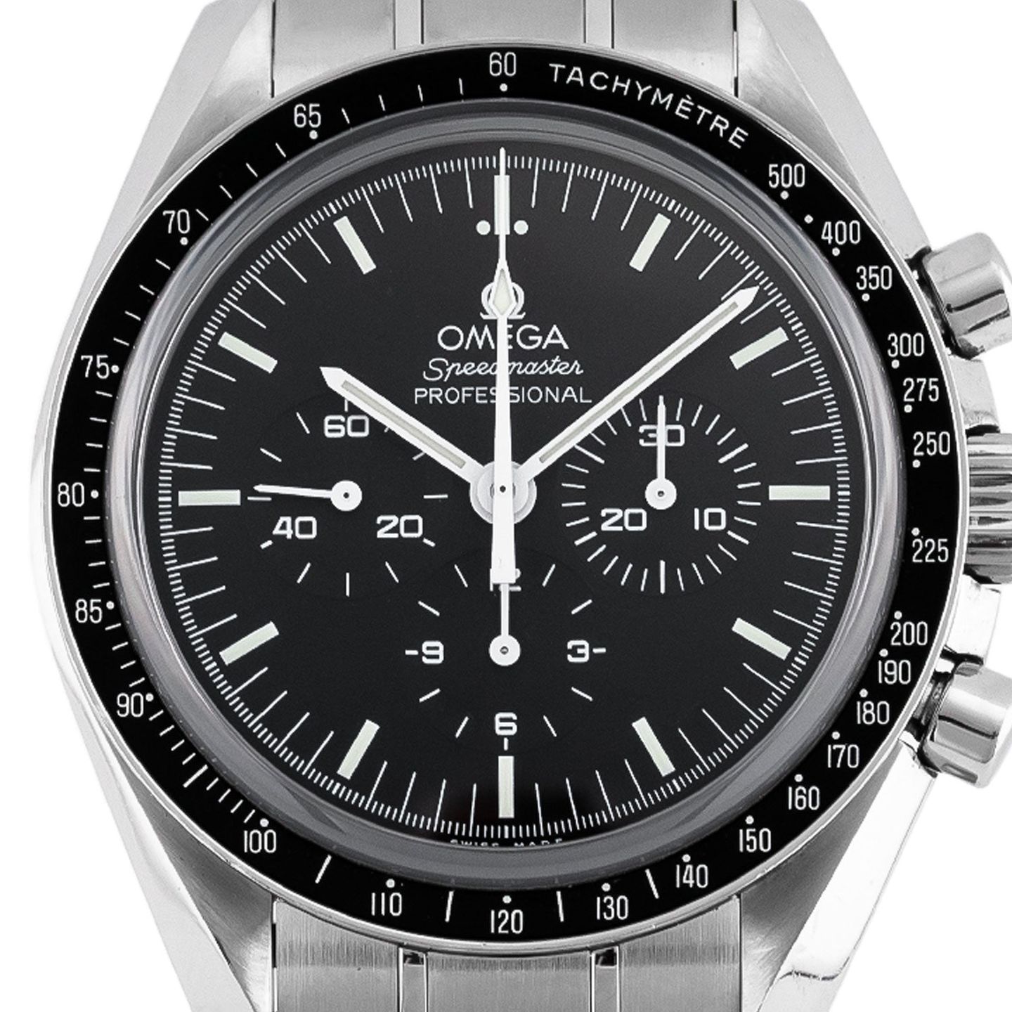 Omega Speedmaster Professional Moonwatch 311.30.42.30.01.006 (2018) - Black dial 42 mm Steel case (2/5)