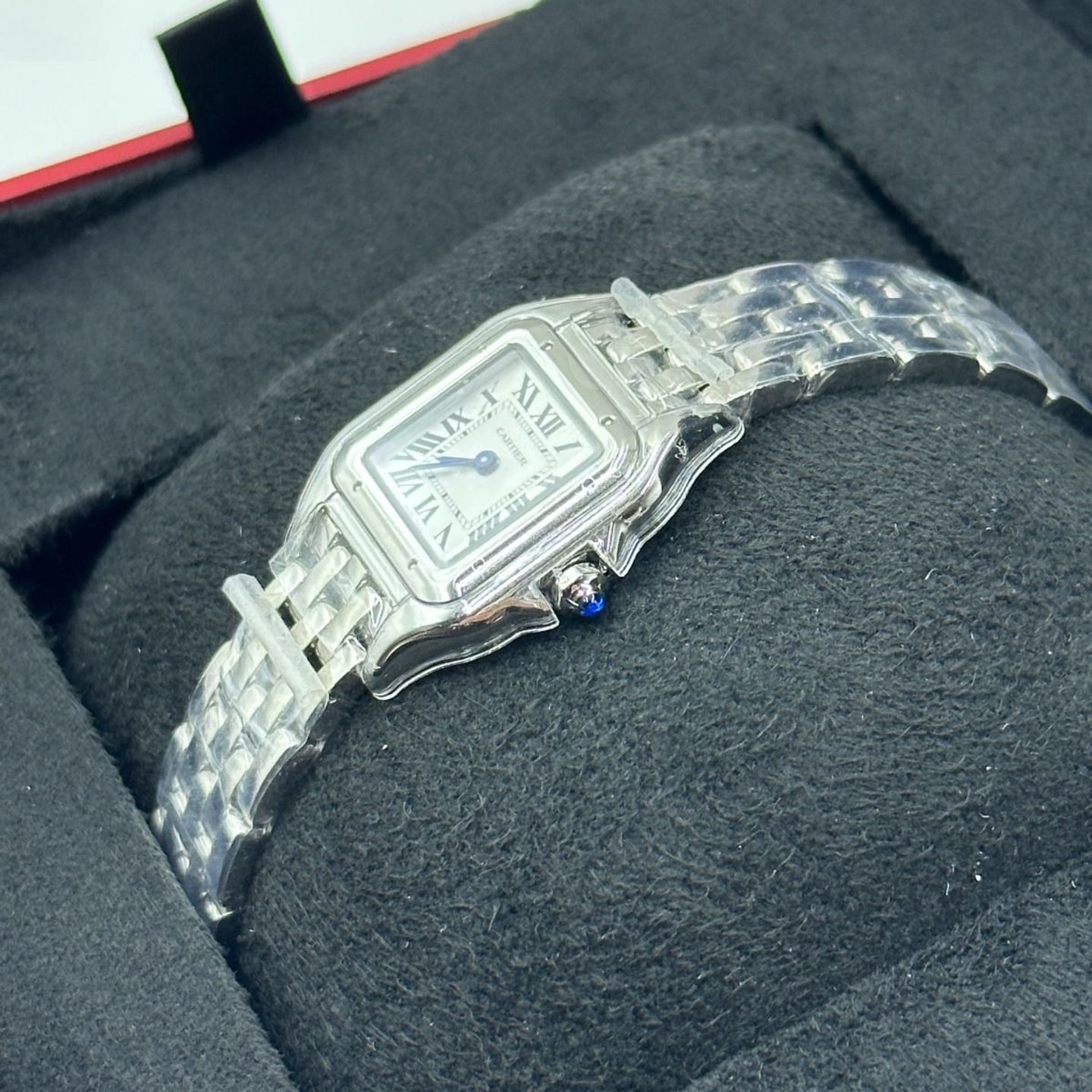 Cartier Panthère WSPN0006 (2024) - Silver dial 22 mm Steel case (7/8)