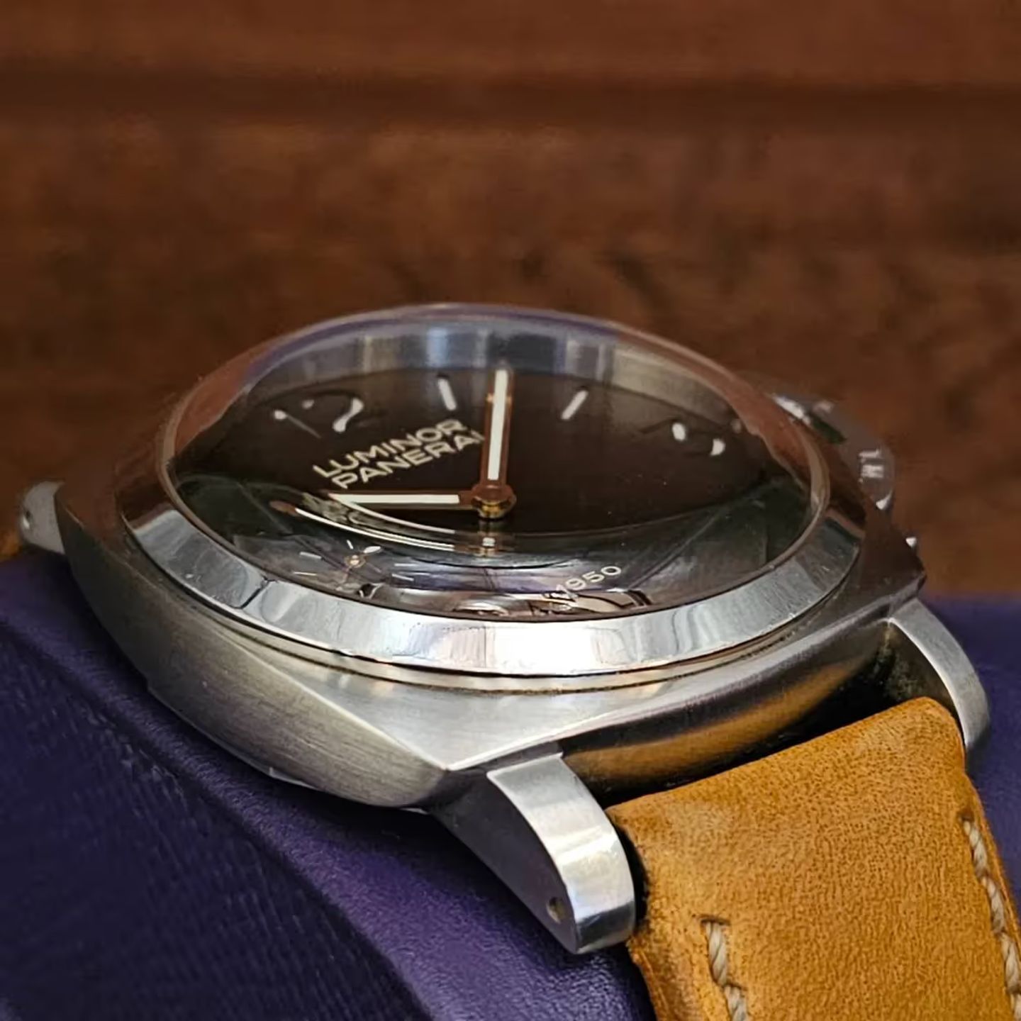 Panerai Special Editions PAM00127 (2005) - Black dial 47 mm Steel case (3/4)