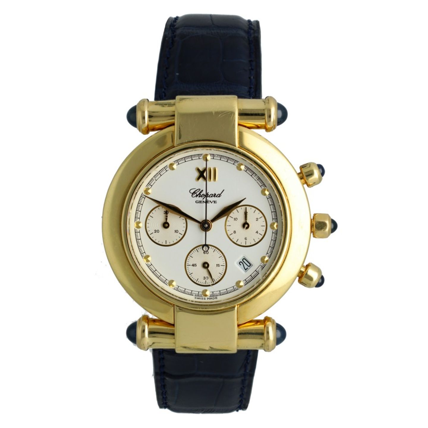 Chopard Vintage 1215 (2004) - White dial 37 mm Yellow Gold case (2/6)