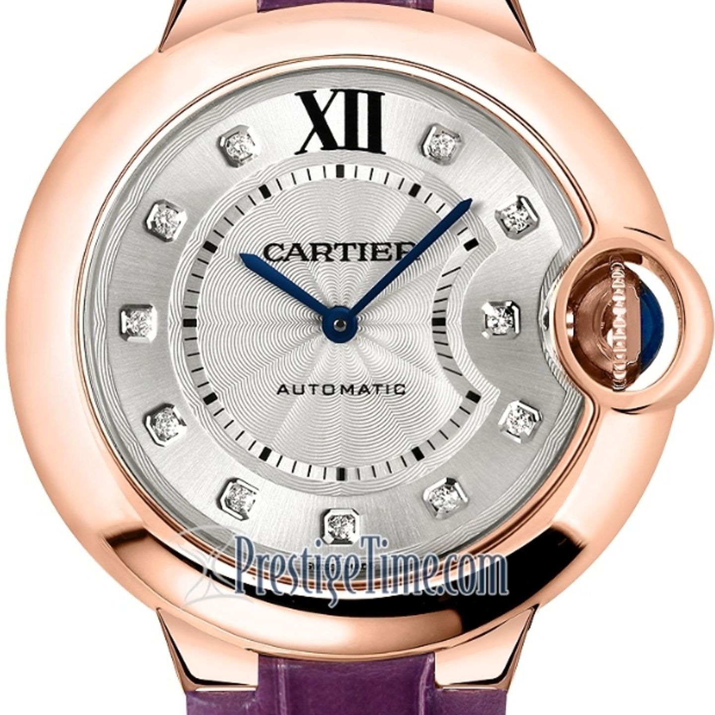 Cartier Ballon Bleu 33mm WE902063 (2021) - Zilver wijzerplaat 33mm Roségoud (1/1)