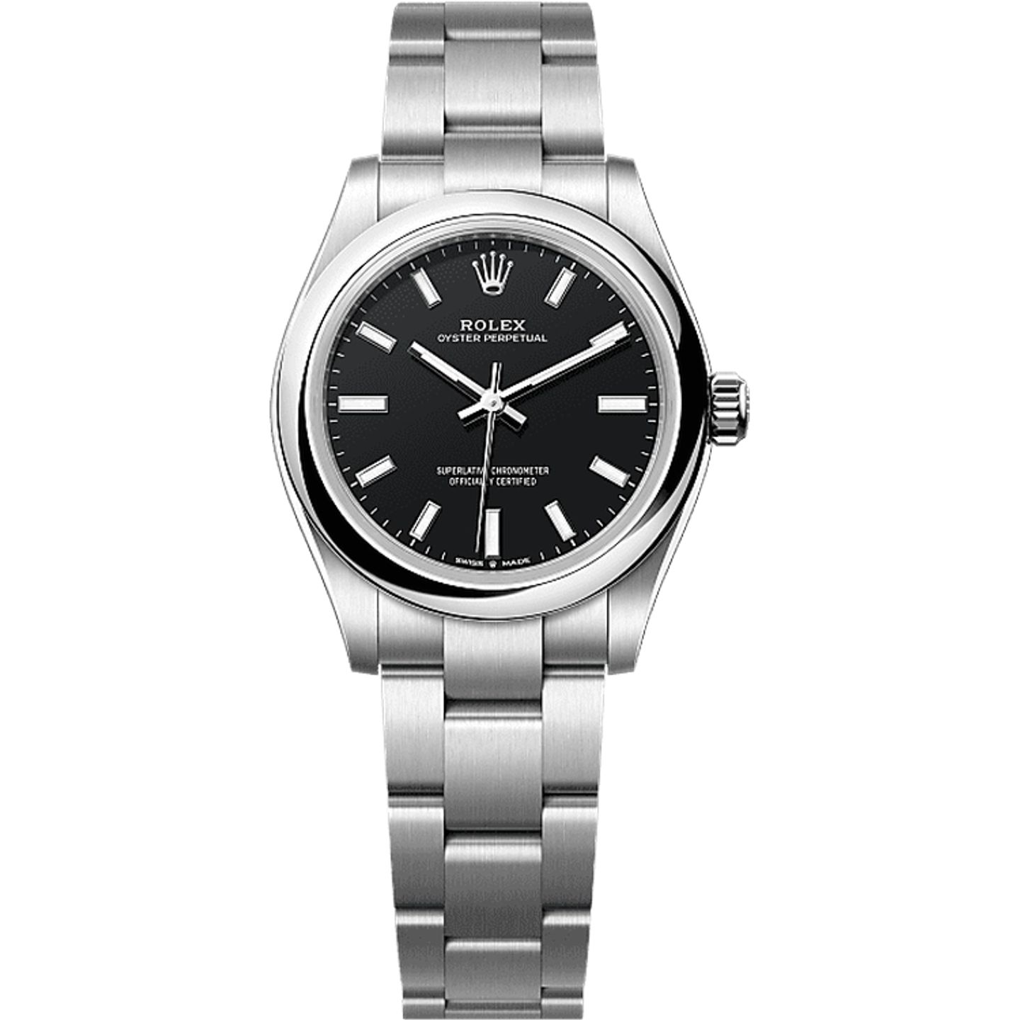 Rolex Oyster Perpetual 31 277200 (2025) - Zwart wijzerplaat 31mm Staal (1/1)
