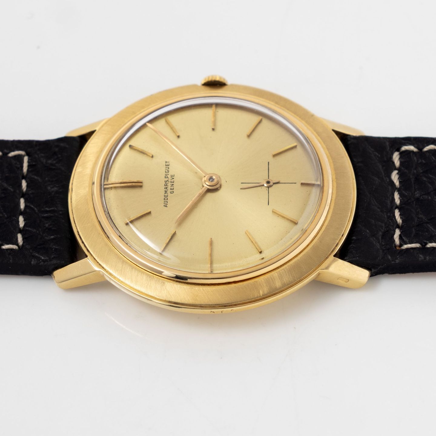 Audemars Piguet Vintage Unknown (Onbekend (willekeurig serienummer)) - Champagne wijzerplaat 33mm Geelgoud (7/8)