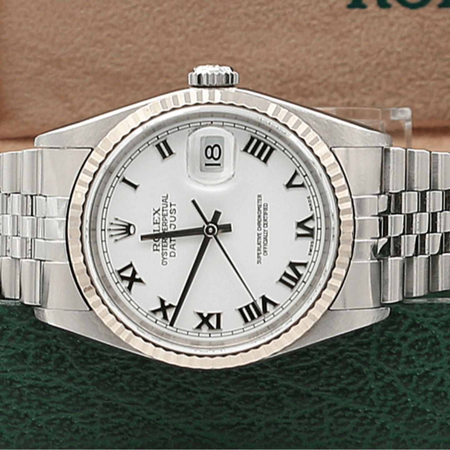 Rolex Datejust 36 16234 (Onbekend (willekeurig serienummer)) - Wit wijzerplaat 36mm Staal (3/8)