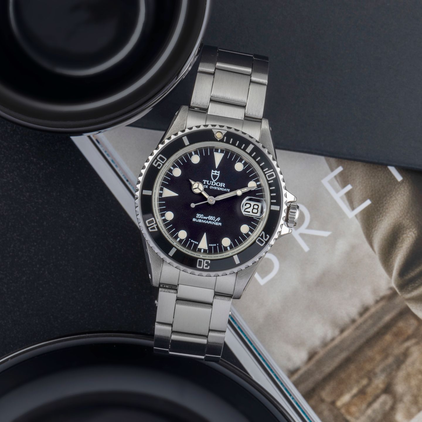 Tudor Submariner 75090 (1992) - 36 mm Steel case (1/8)