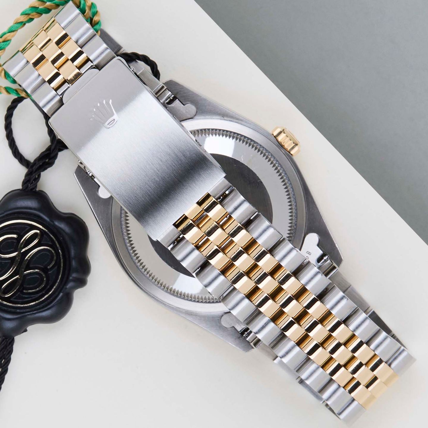 Rolex Datejust 36 16233 (1997) - Champagne dial 36 mm Gold/Steel case (6/8)