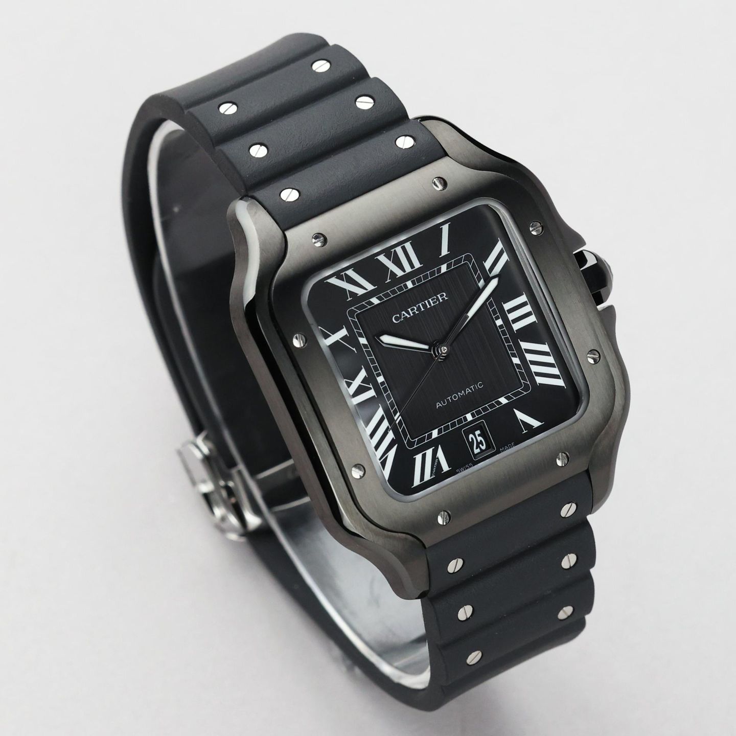 Cartier Santos WSSA0039 (2026) - Black dial 40 mm Steel case (2/8)