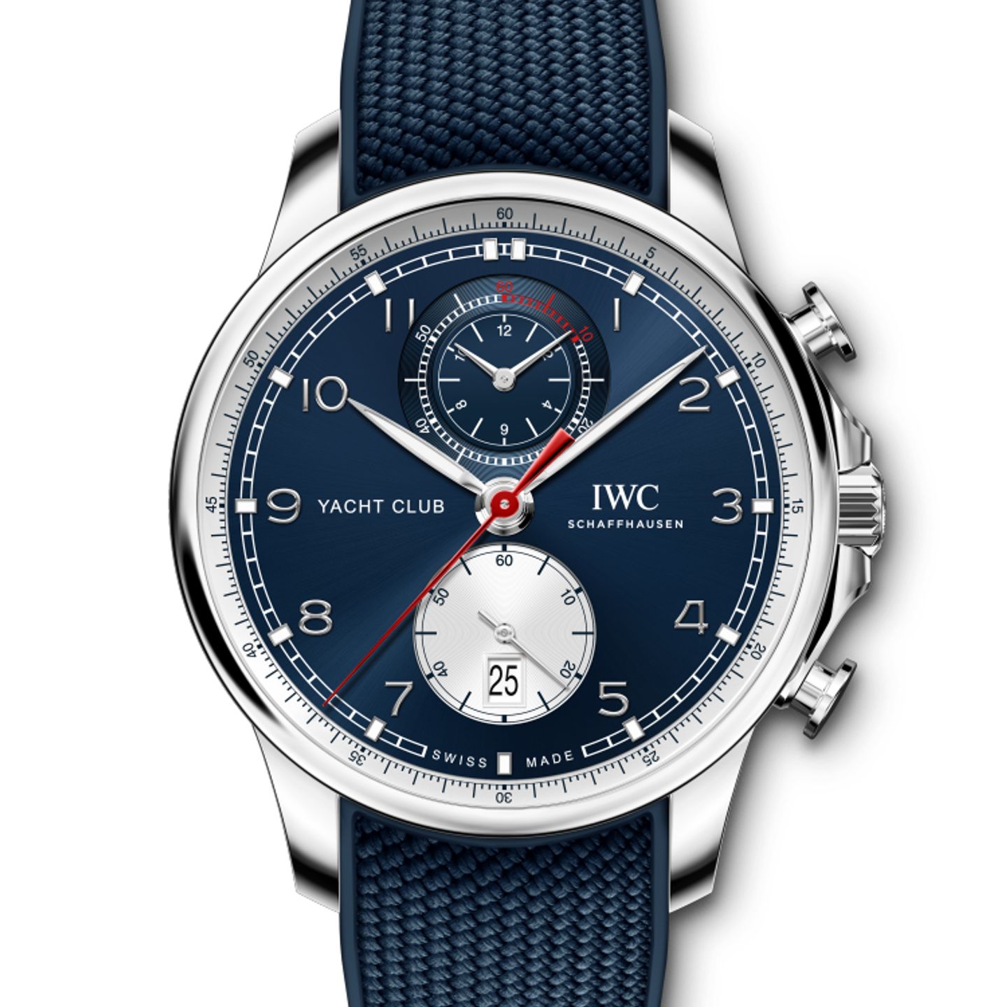 IWC Portuguese Yacht Club Chronograph IW390704 (2024) - Blauw wijzerplaat 45mm Staal (1/1)