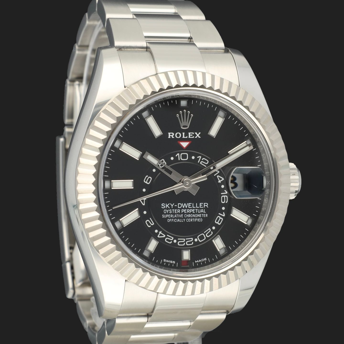 Rolex Sky-Dweller 326934 (2019) - Zwart wijzerplaat 42mm Staal (4/8)