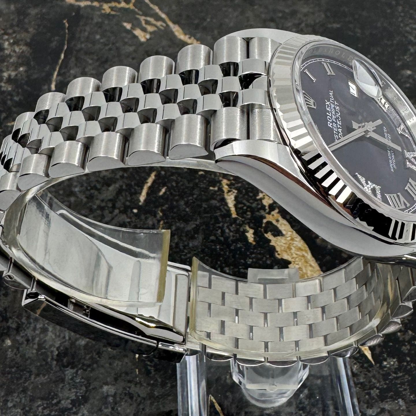 Rolex Datejust 36 126234 (2025) - Purple dial 36 mm Steel case (8/8)