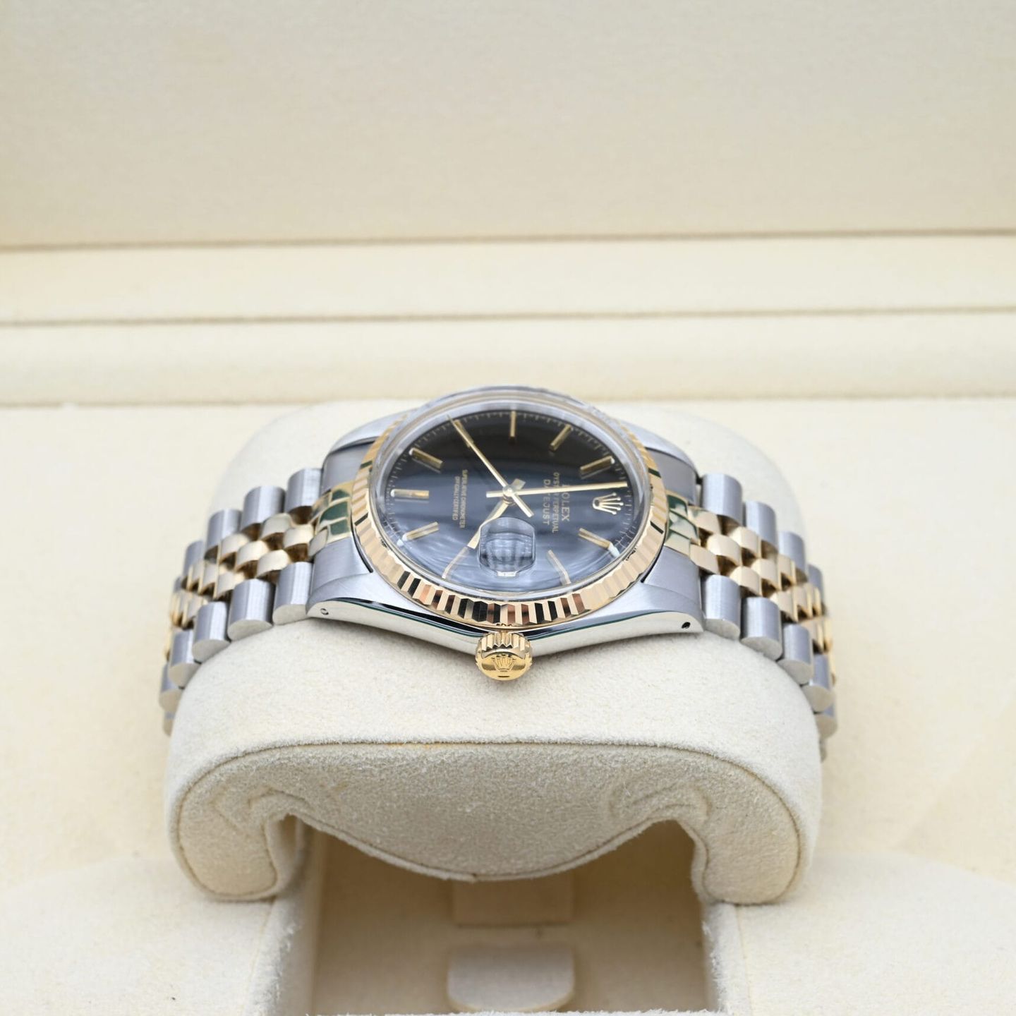 Rolex Datejust 36 16013 (1979) - Black dial 36 mm Gold/Steel case (3/6)