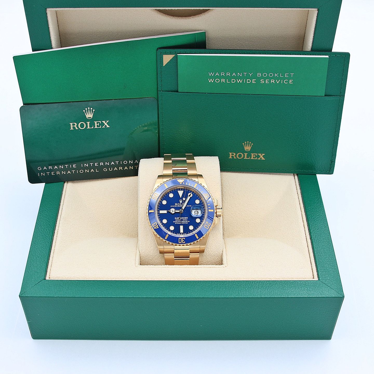 Rolex Submariner Date 126618LB (2022) - Blauw wijzerplaat 41mm Geelgoud (4/8)