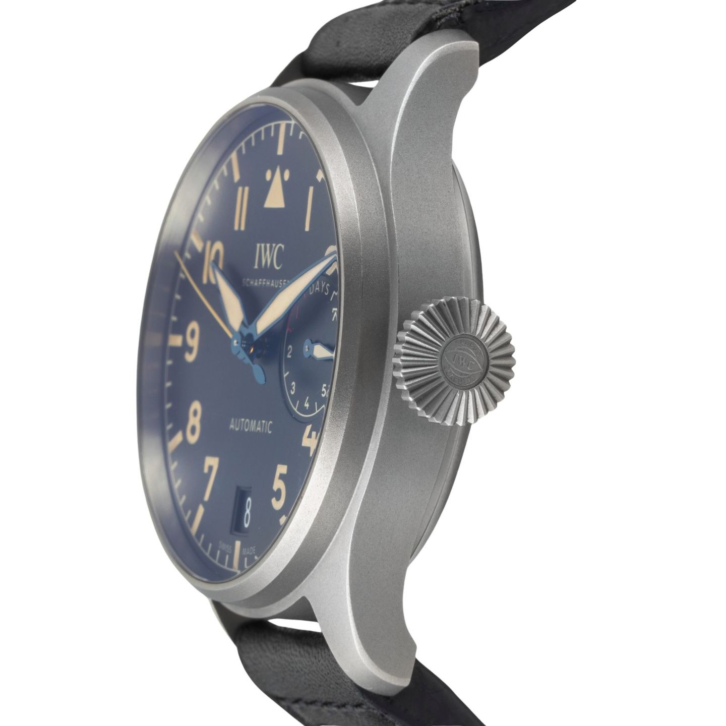 IWC Big Pilot IW501004 (Unknown (random serial)) - Black dial 46 mm Titanium case (6/8)