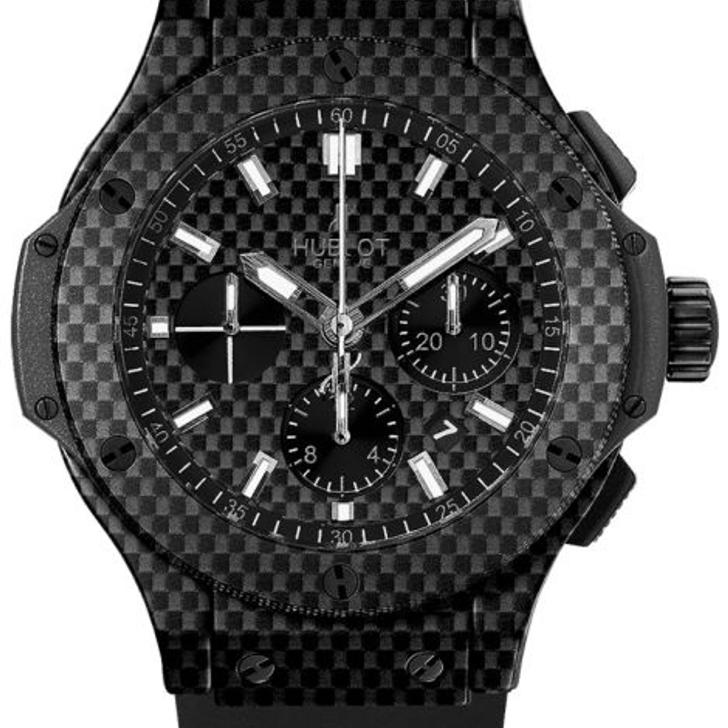 Hublot Big Bang 44 mm 301.QX.1724.RX (Onbekend (willekeurig serienummer)) - Zwart wijzerplaat 44mm Carbon (1/1)