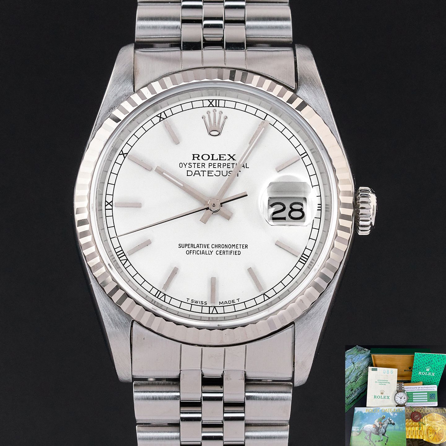 Rolex Datejust 36 16234 (1991) - 36 mm Steel case (1/7)