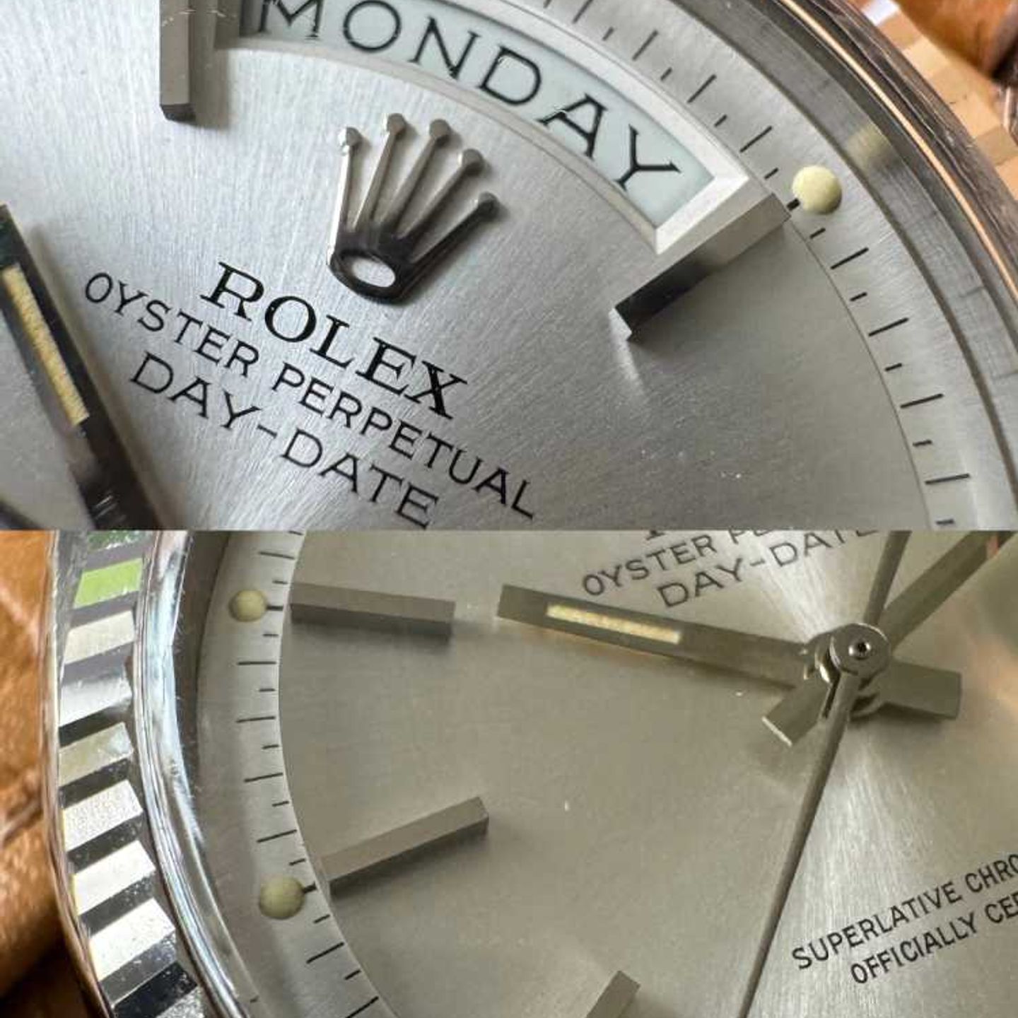 Rolex Day-Date 1803/9 (1966) - Silver dial 36 mm White Gold case (8/8)