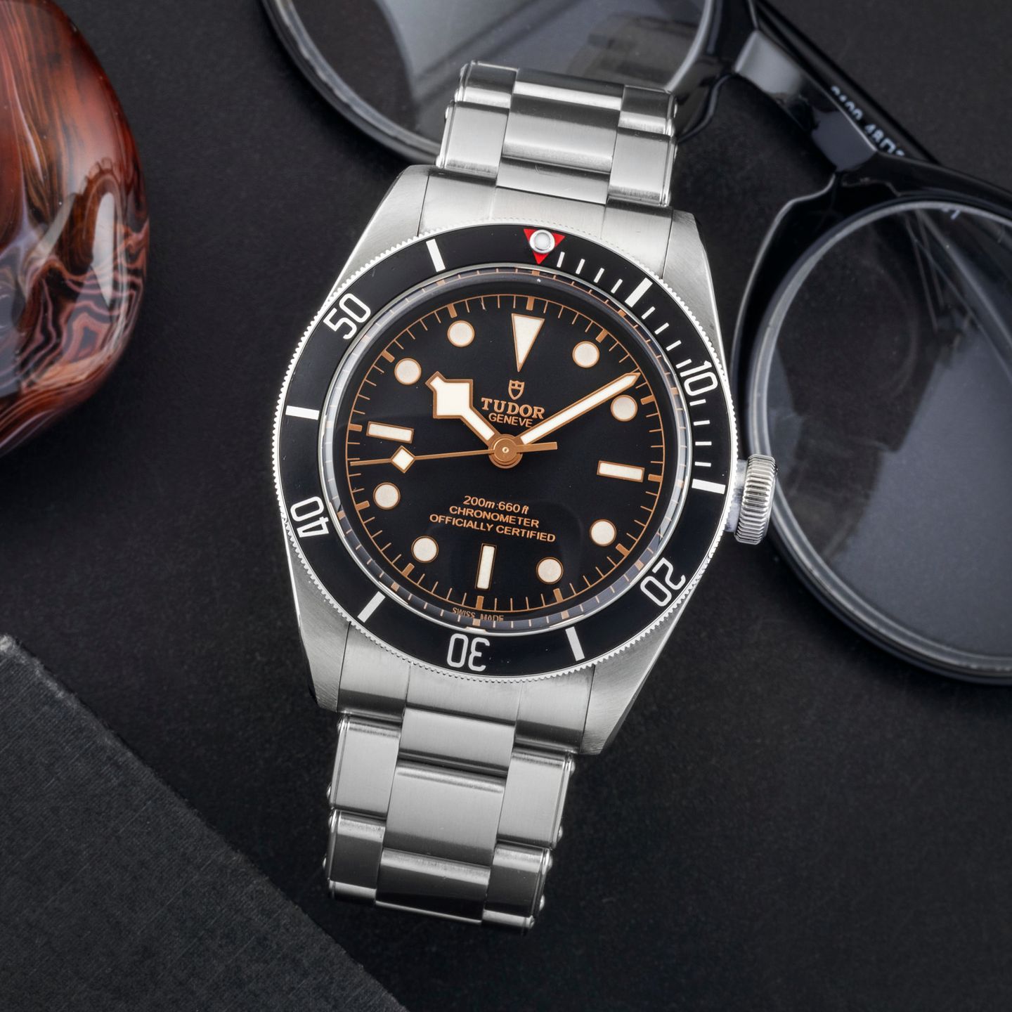 Tudor Black Bay Dark 79230DK (2020) - Zwart wijzerplaat 41mm Staal (1/8)