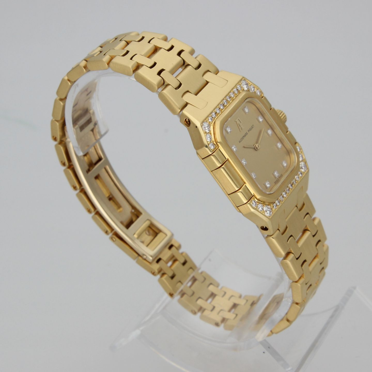 Audemars Piguet Royal Oak Lady 6010BA (1980) - Gold dial 25 mm Yellow Gold case (5/8)