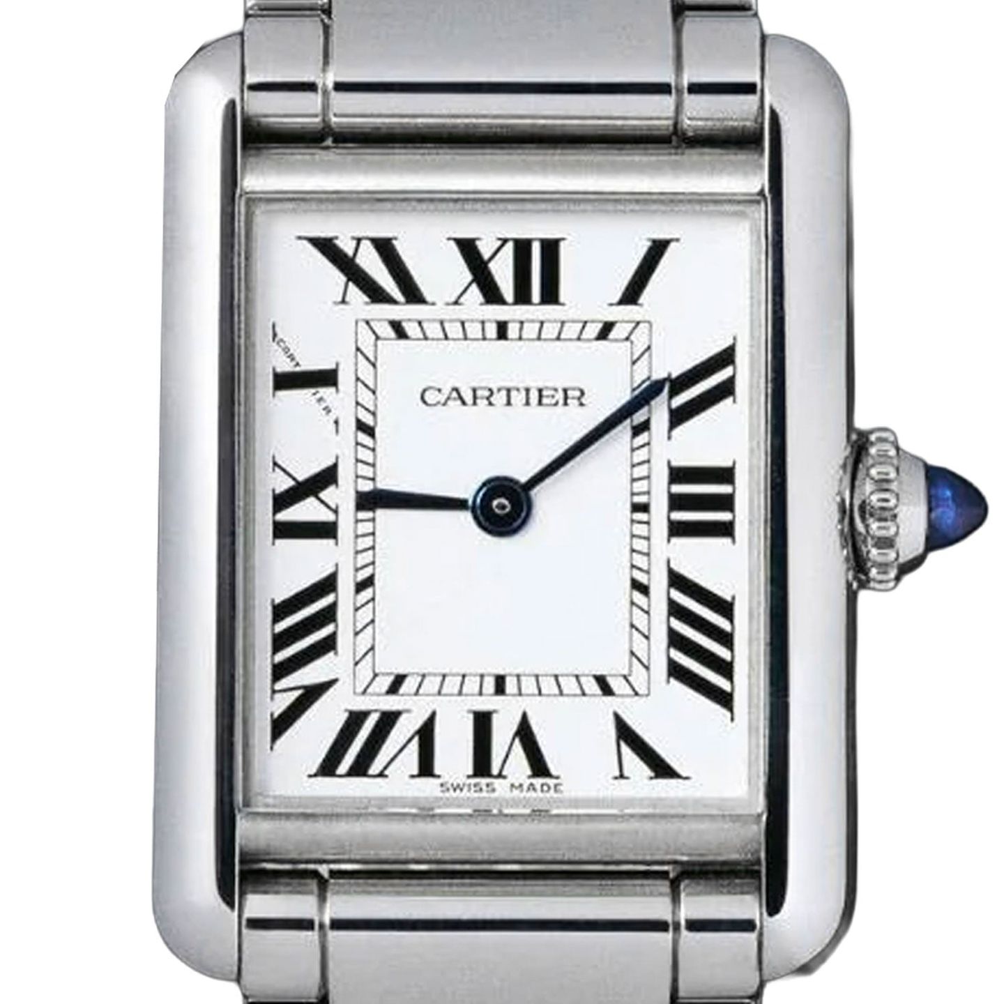 Cartier Tank WSTA0107 (2026) - Silver dial 22 mm Steel case (2/4)