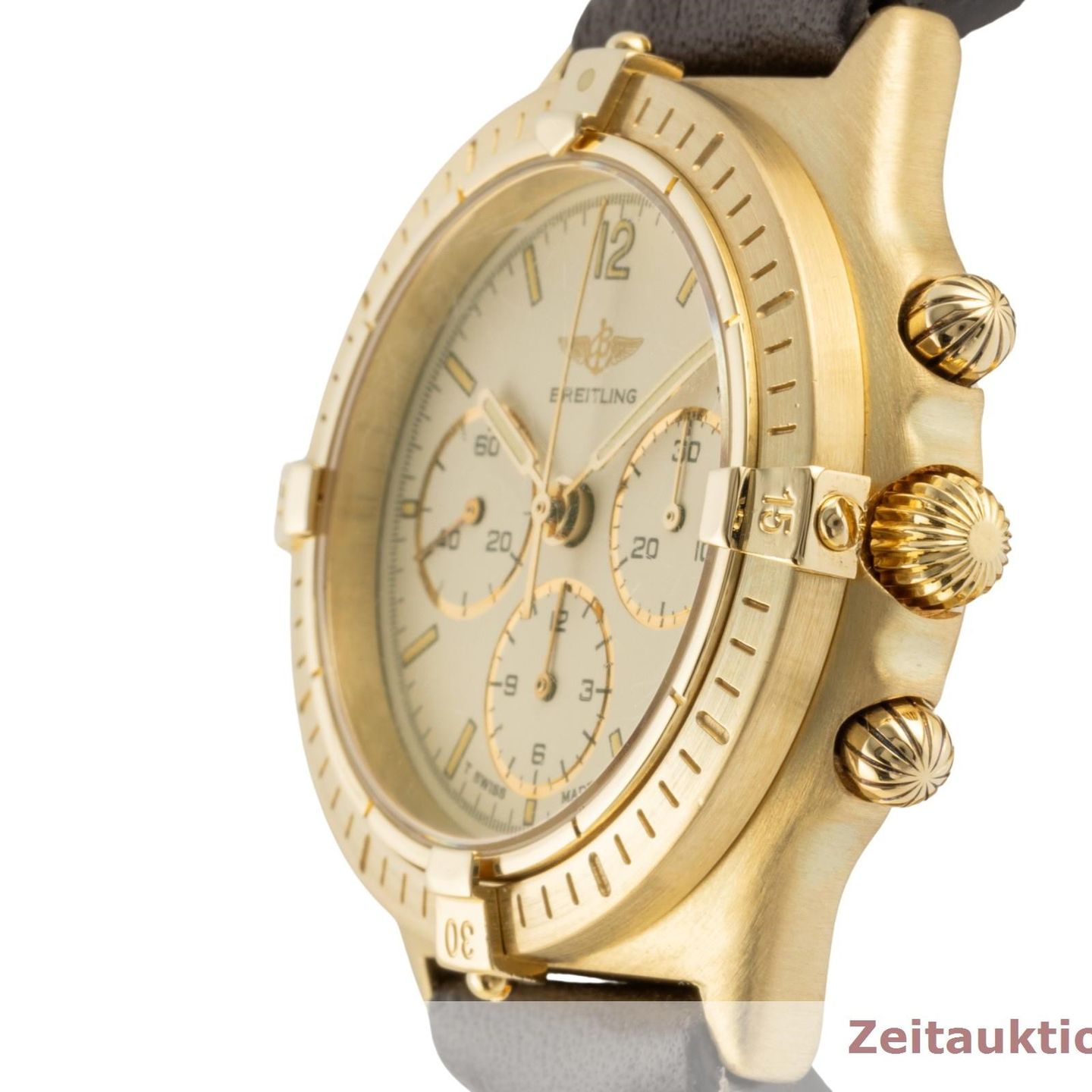 Breitling Callisto 80520 (Unknown (random serial)) - Champagne dial 36 mm Yellow Gold case (6/8)