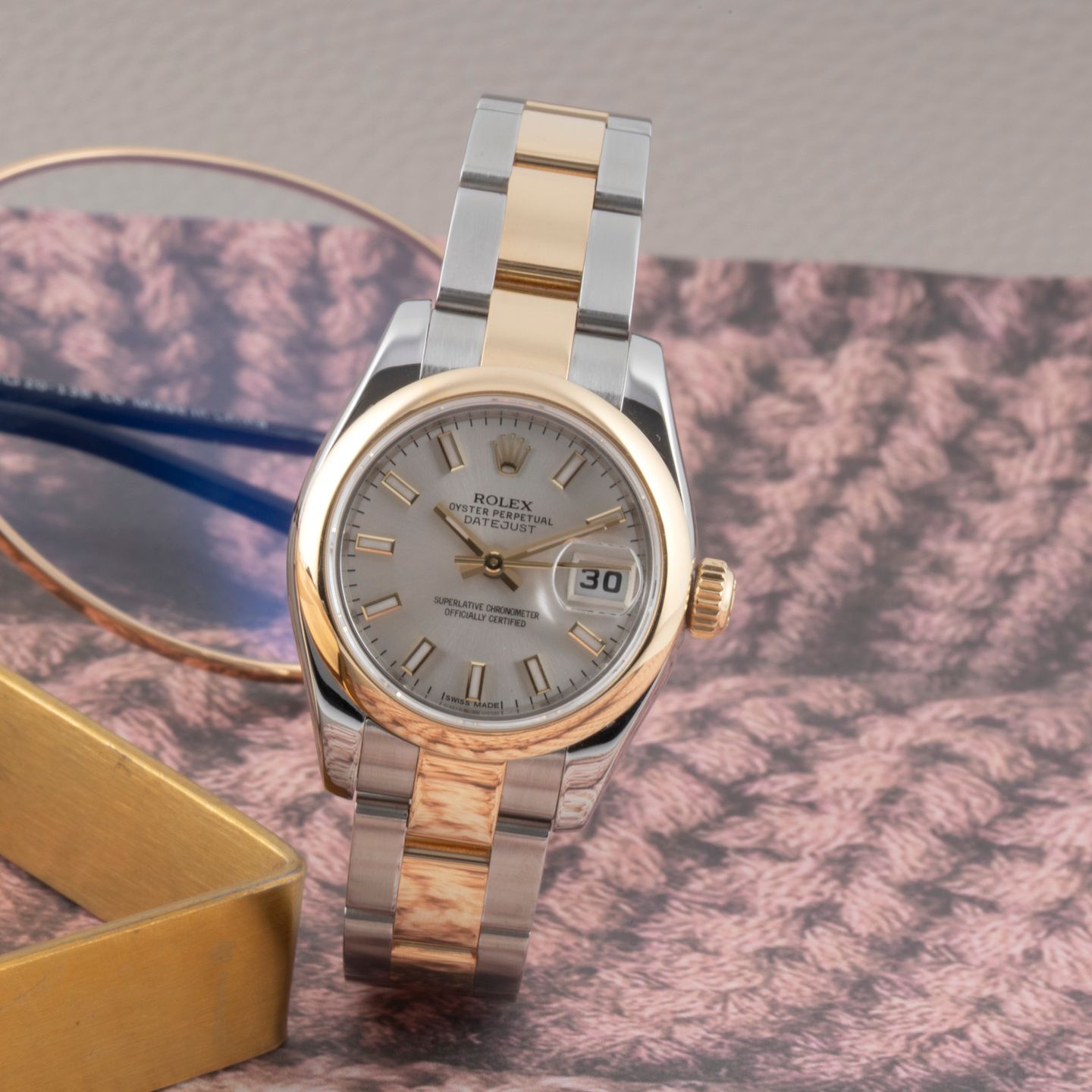 Rolex Lady-Datejust 179163 (Unknown (random serial)) - 26 mm Gold/Steel case (1/8)