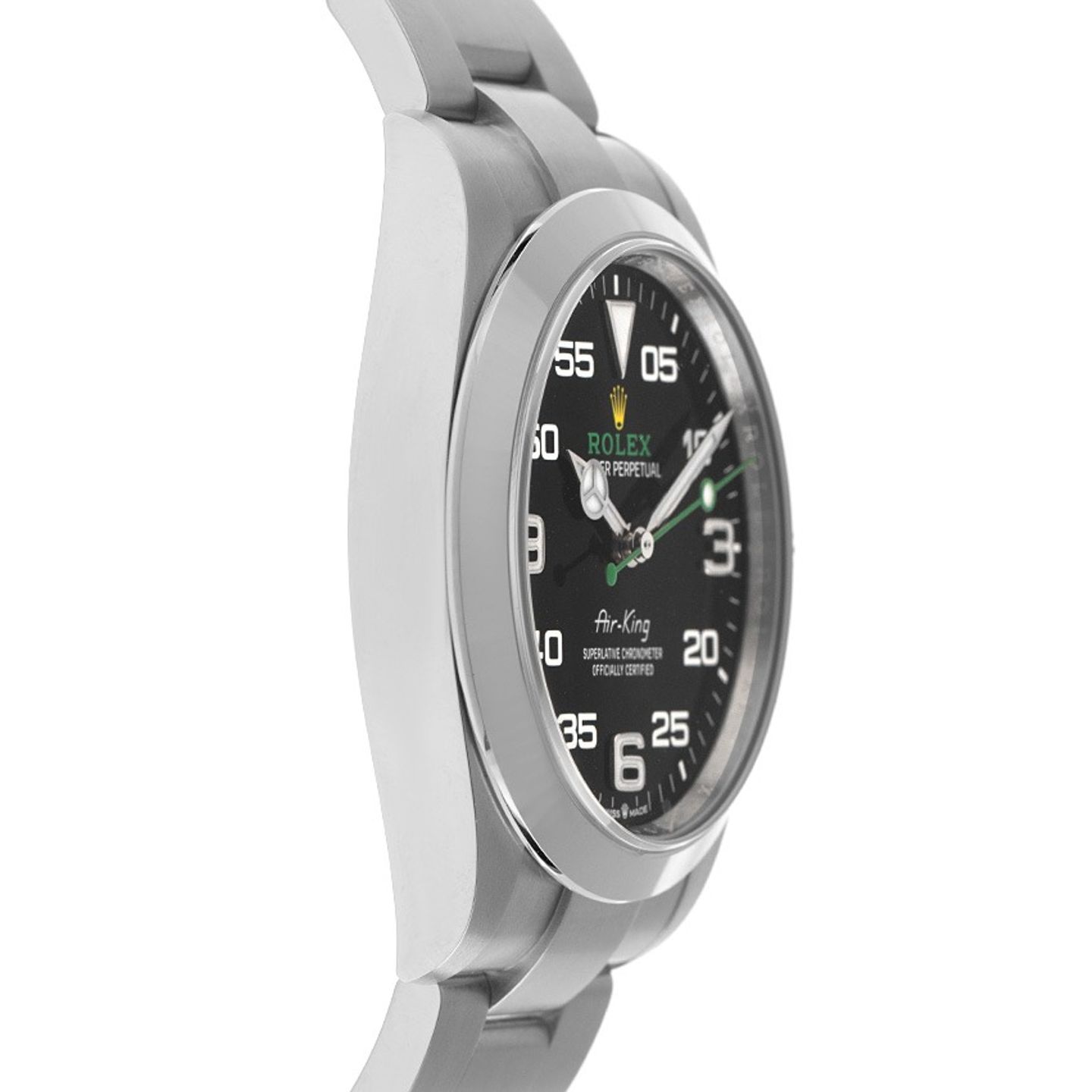 Rolex Air-King 126900 (2023) - Black dial 40 mm Steel case (5/7)