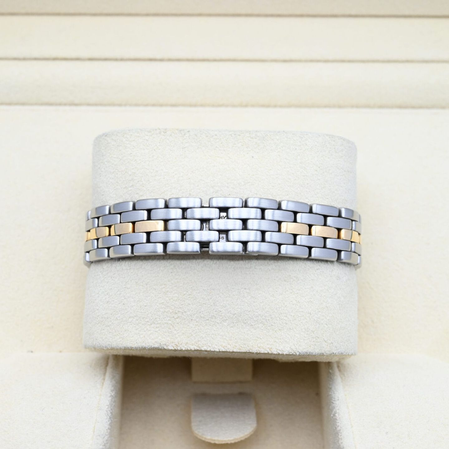 Cartier Panthère 1057920 (Unknown (random serial)) - White dial 24 mm Gold/Steel case (6/8)