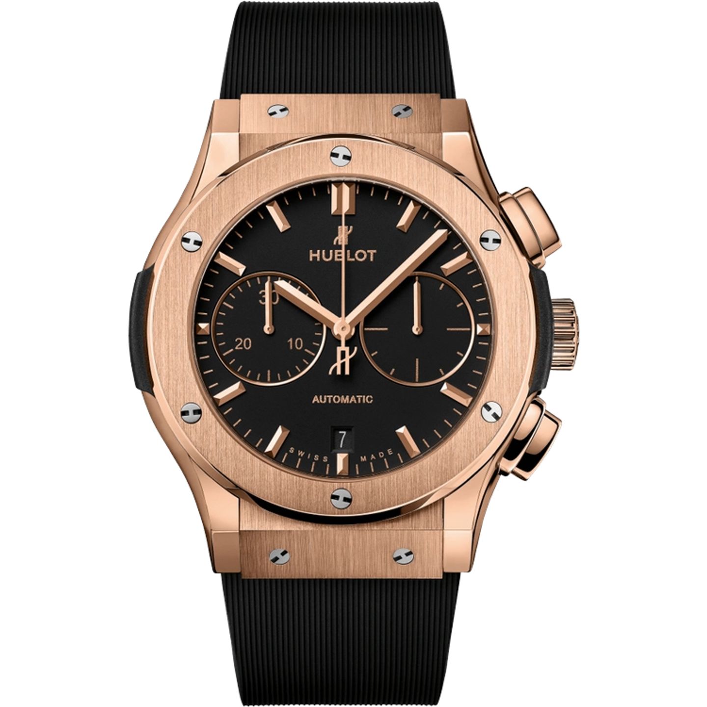 Hublot Classic Fusion Chronograph 521.OX.1181.RX (2026) - Zwart wijzerplaat 45mm Roségoud (1/1)