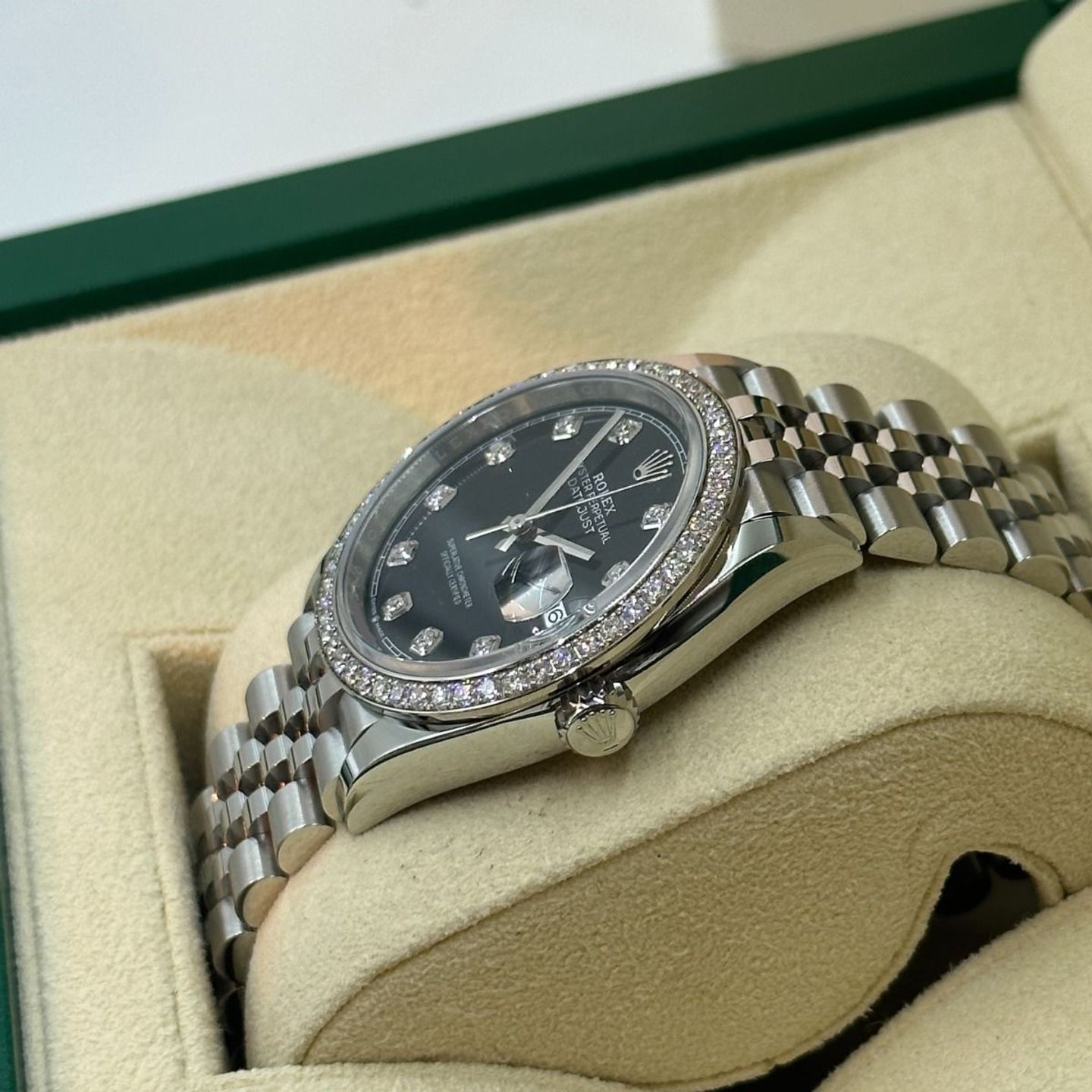 Rolex Datejust 36 126284RBR (2024) - Zwart wijzerplaat 36mm Staal (6/8)