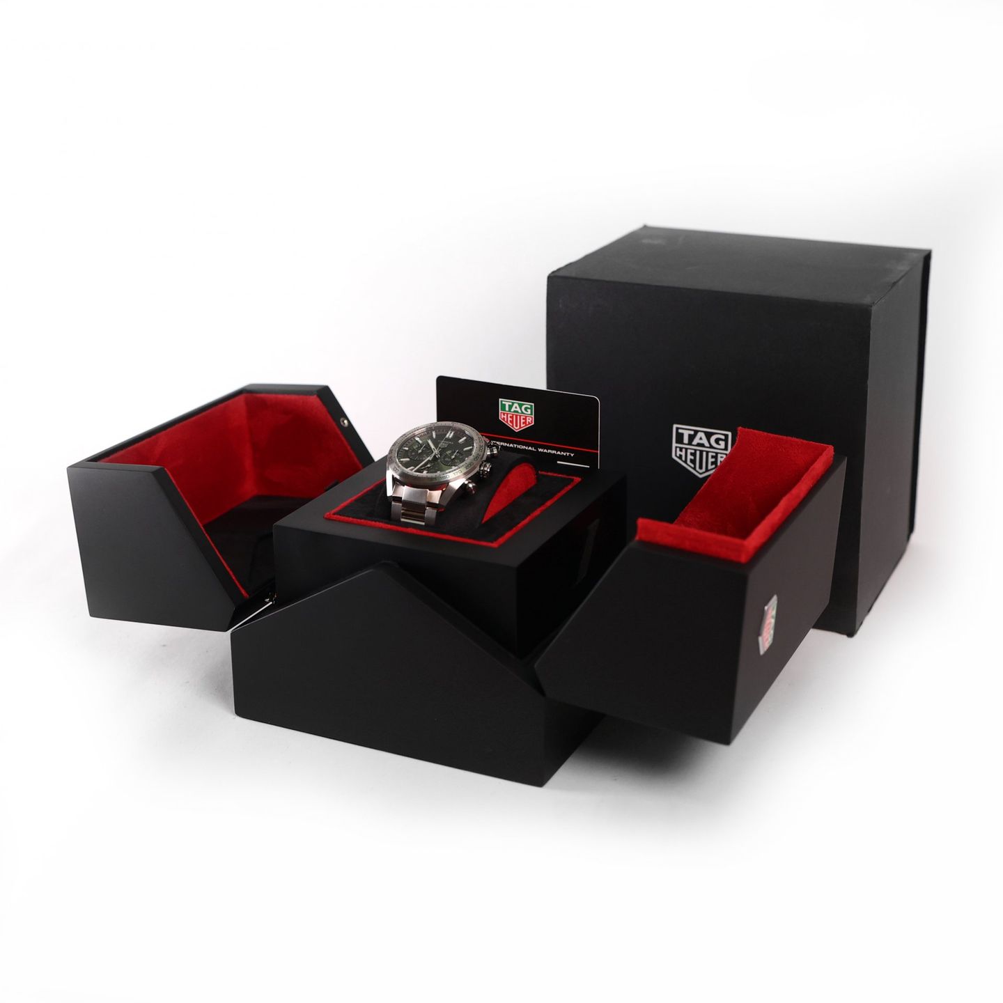 TAG Heuer Carrera CBN2A10 (2026) - Groen wijzerplaat 44mm Staal (3/3)