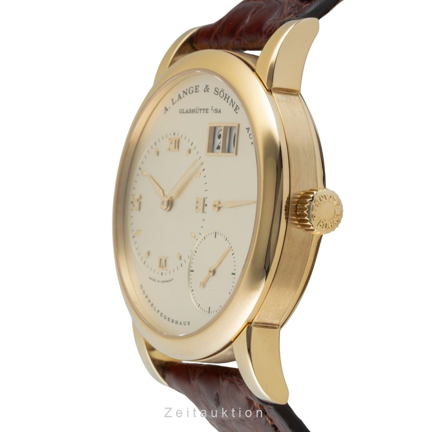 A. Lange & Söhne Lange 1 101.021 (Onbekend (willekeurig serienummer)) - Zilver wijzerplaat 39mm Geelgoud (5/8)
