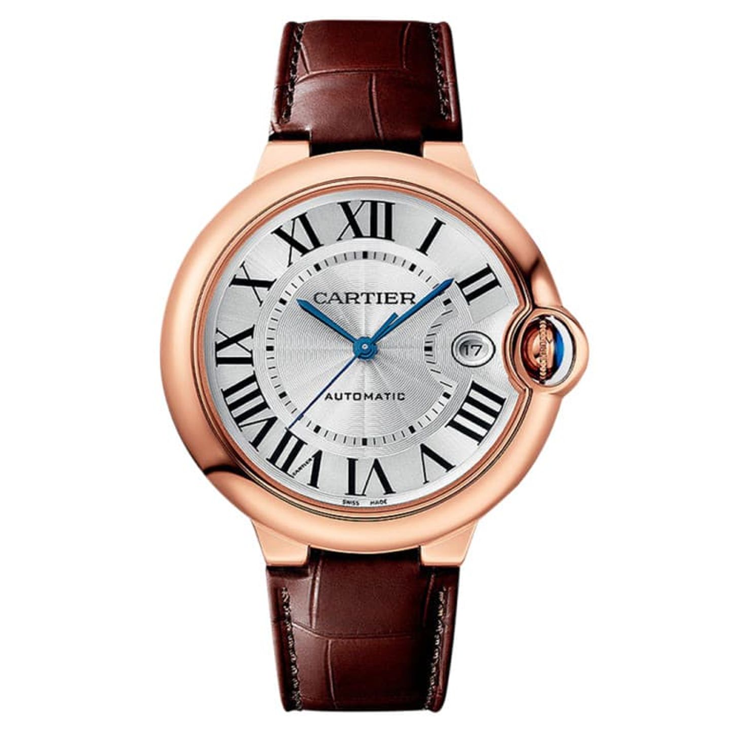 Cartier Ballon Bleu 40mm WGBB0035 (2024) - Zilver wijzerplaat 40mm Roségoud (1/1)