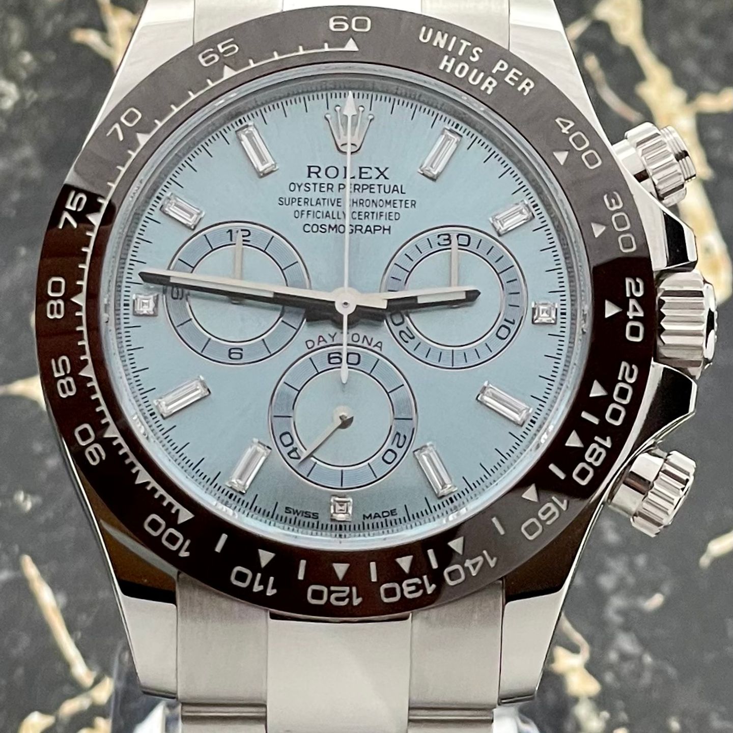 Rolex Daytona 116506 (2021) - Blue dial 40 mm Platinum case (2/8)