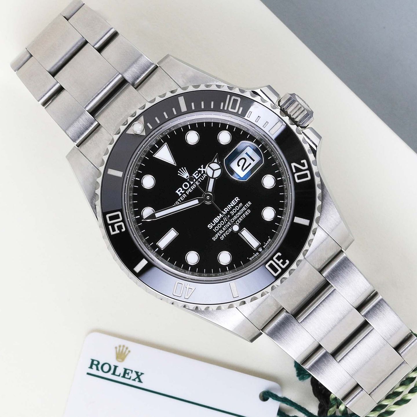 Rolex Submariner Date 126610LN (2022) - Zwart wijzerplaat 41mm Staal (1/8)