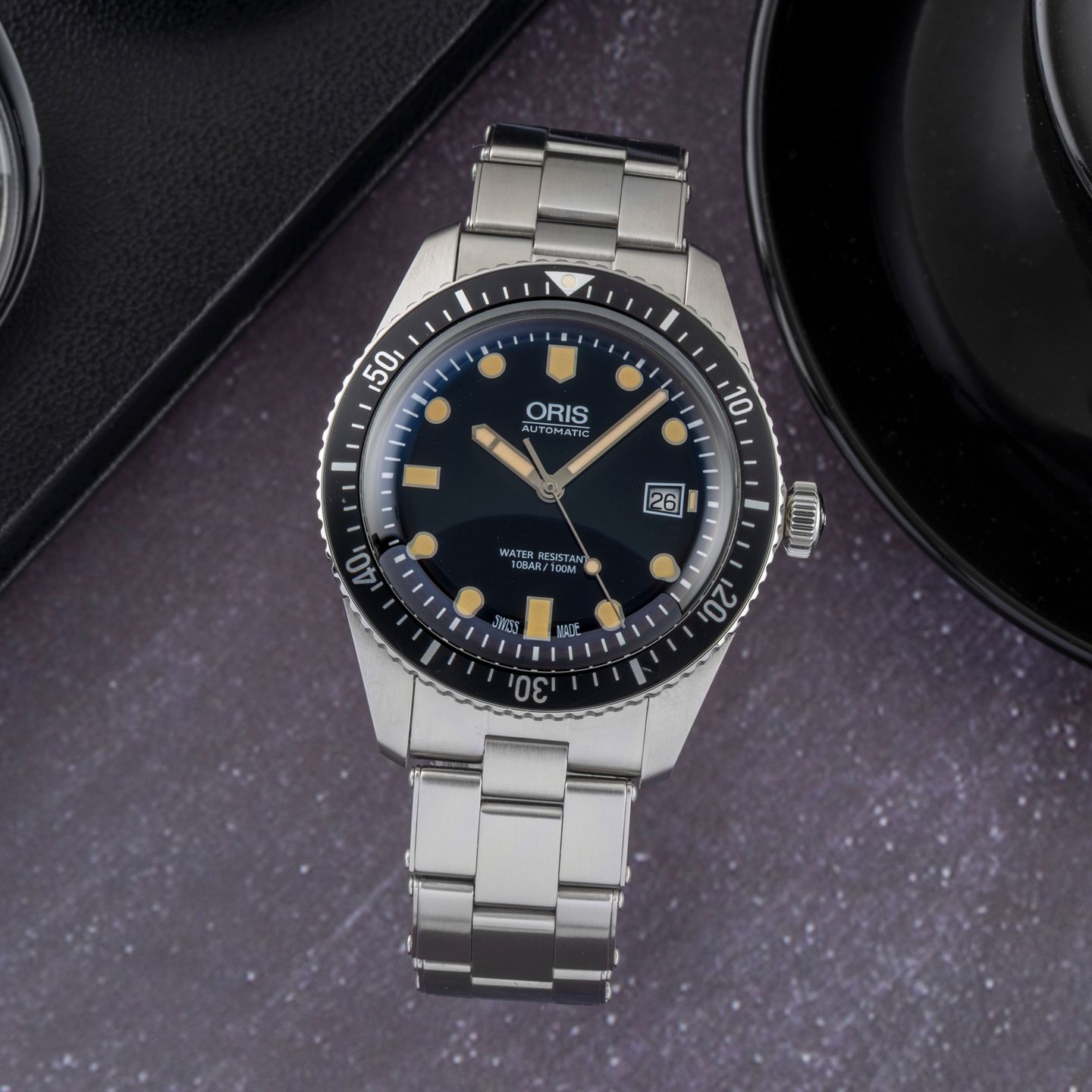 Oris Divers Sixty Five 01 733 7720 4054-07 4 21 18 (Unknown (random serial)) - Black dial 42 mm Steel case (1/8)