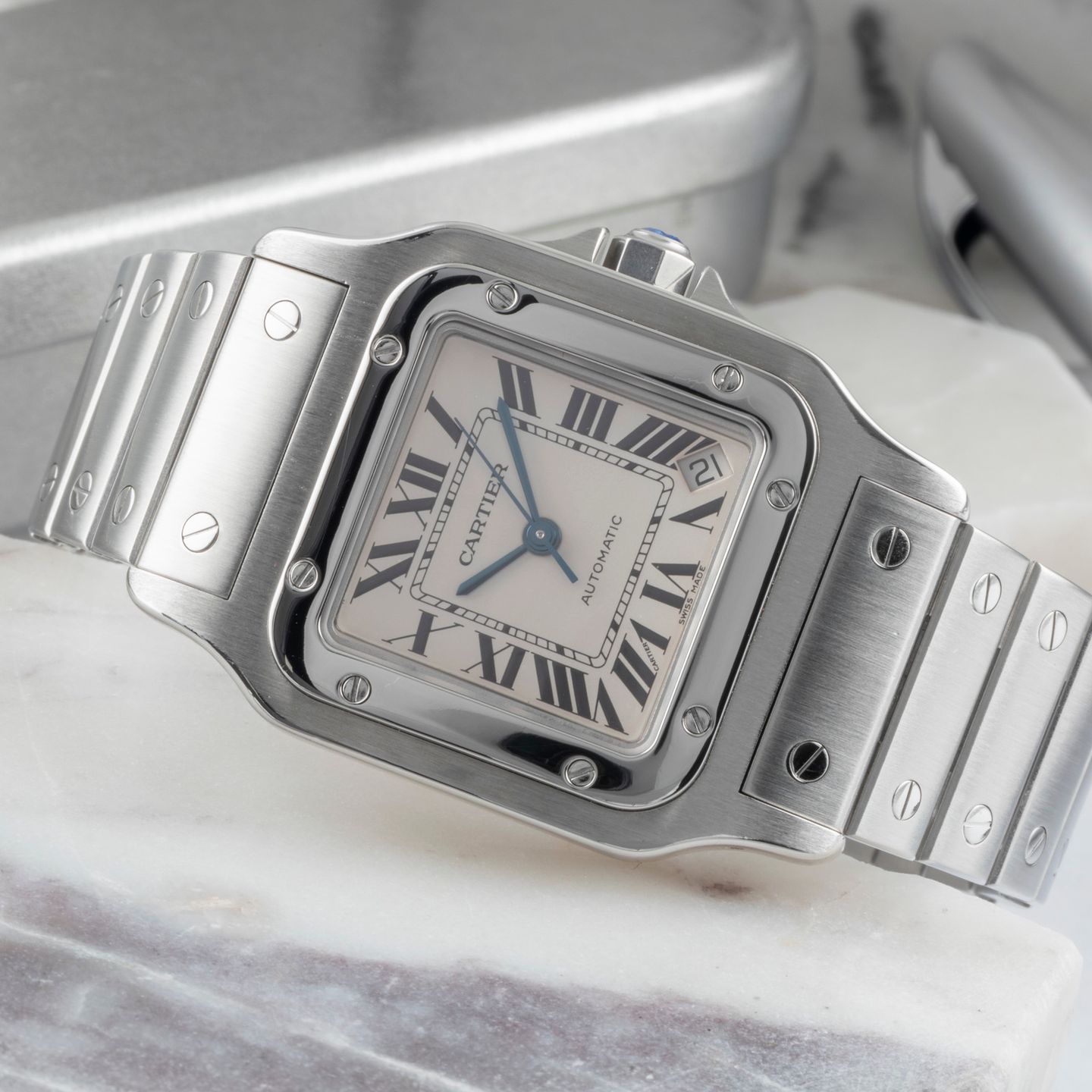 Cartier Santos Galbée 2823 - (2/8)