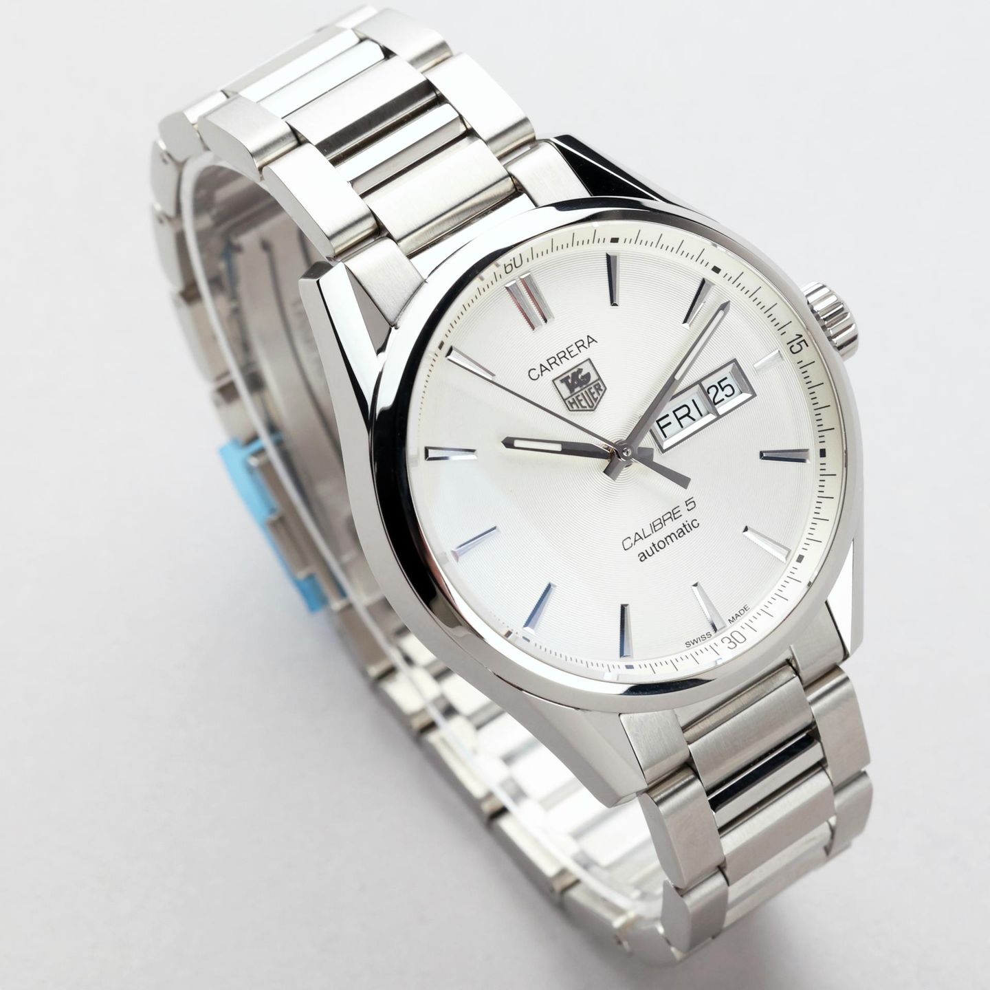 TAG Heuer Carrera Calibre 5 WAR201B (2026) - Grey dial 41 mm Steel case (2/8)