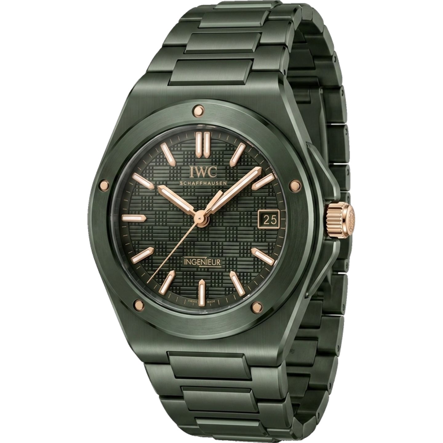 IWC Ingenieur Automatic IW338902 (2026) - Green dial 42 mm Ceramic case (1/1)