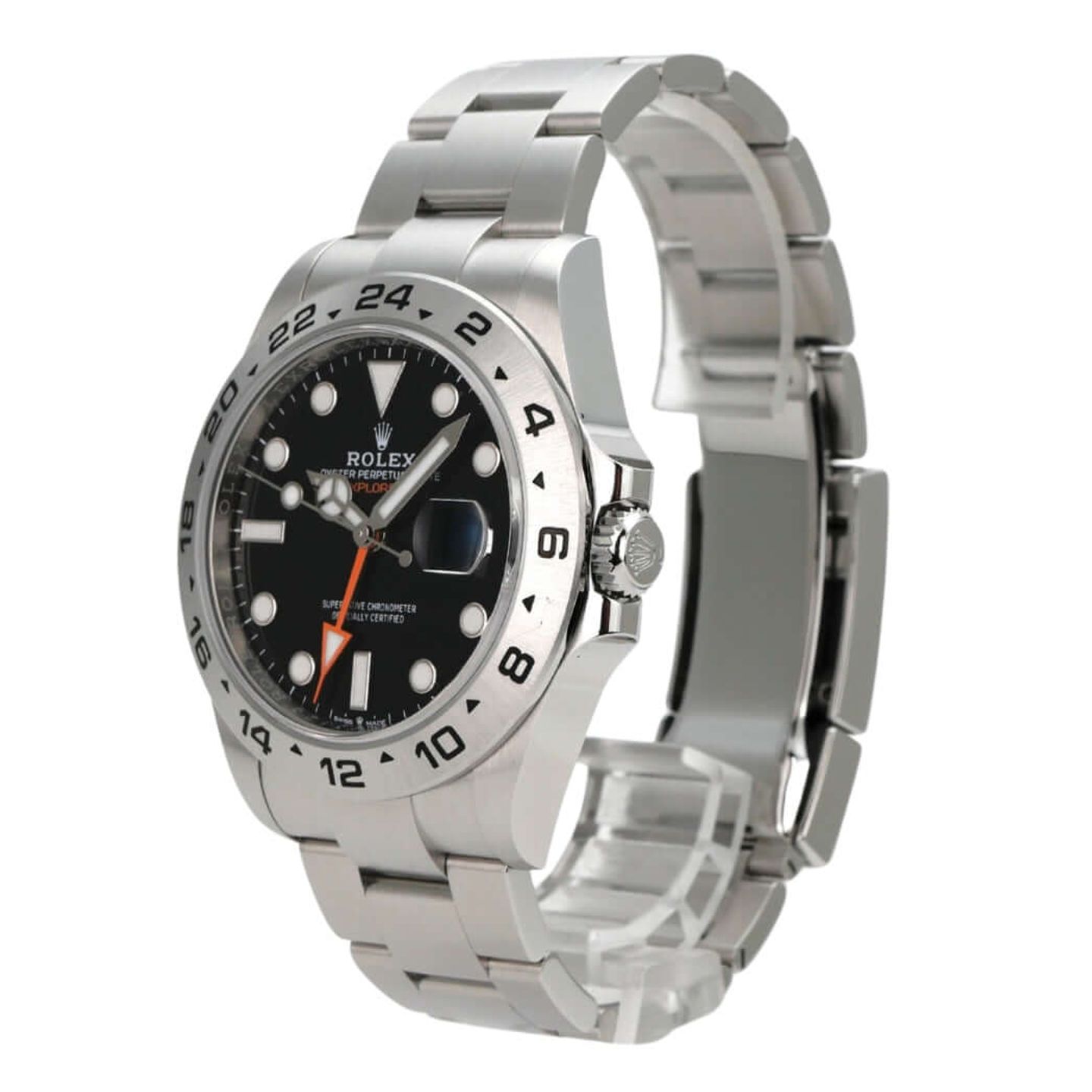 Rolex Explorer II 226570 (2023) - Zwart wijzerplaat 42mm Staal (3/8)