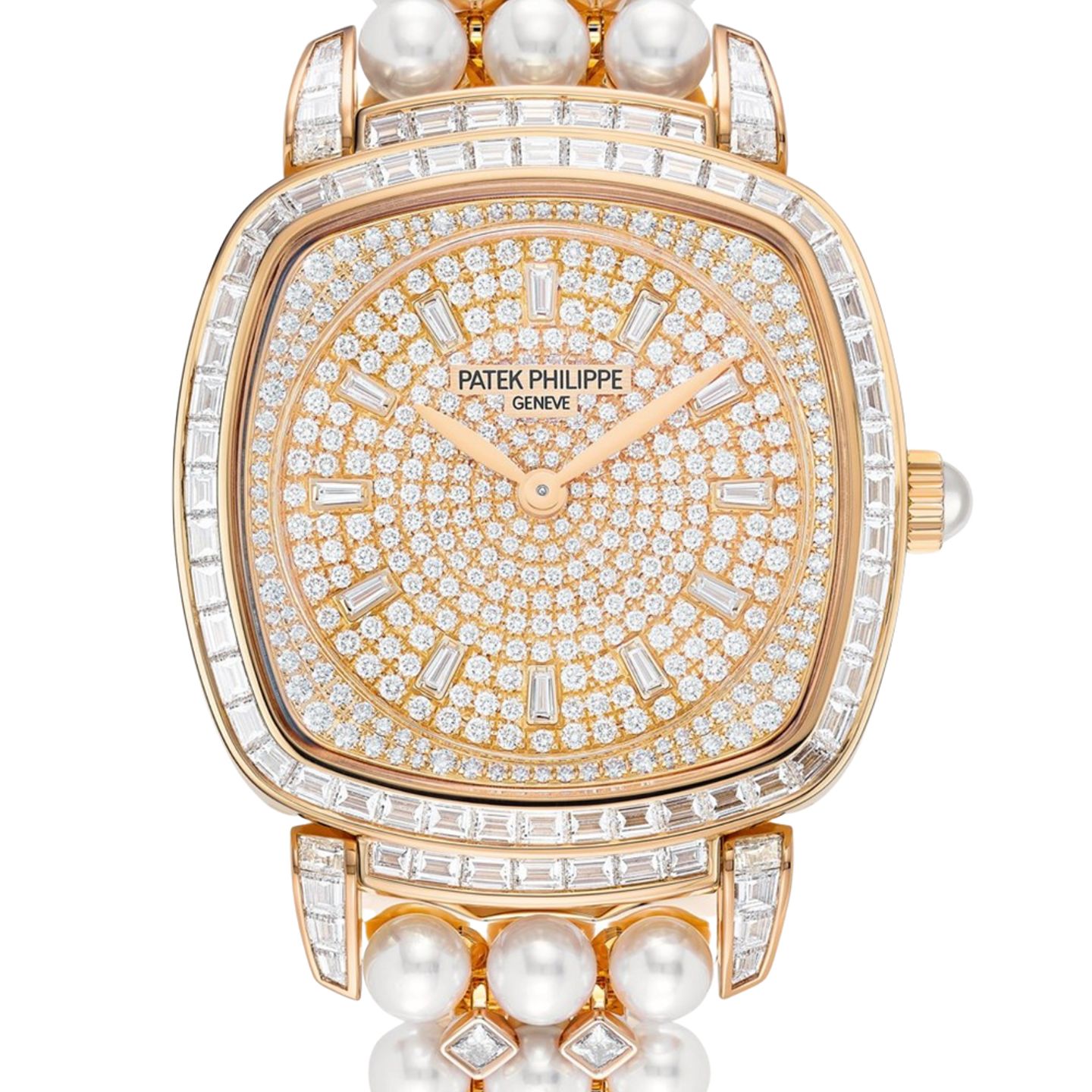 Patek Philippe Gondolo 7042/100R-010 (Unknown (random serial)) - Diamond dial 31 mm Rose Gold case (1/1)