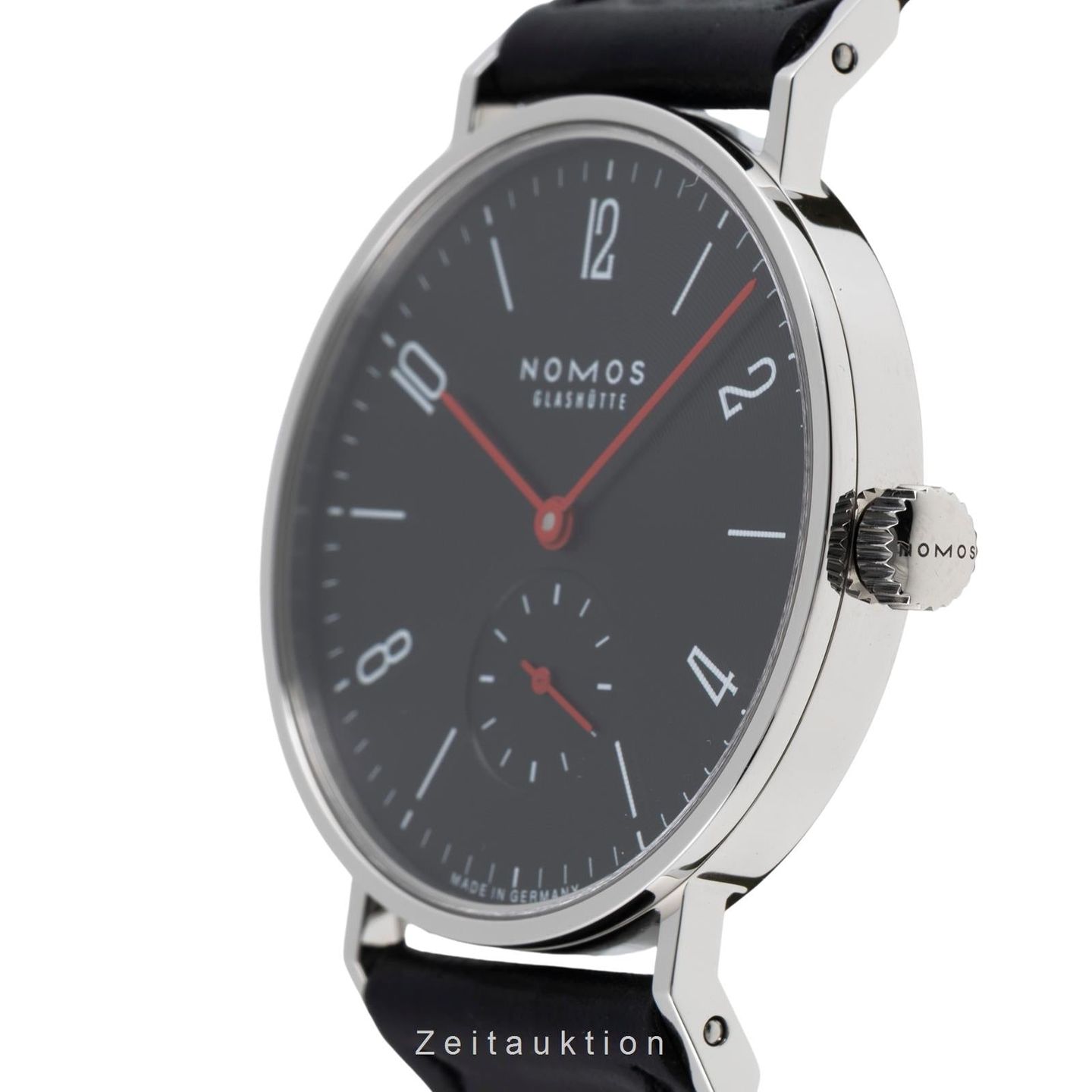 NOMOS Tangente NOMOS Tangente Vinyl (Wempe 100) (Onbekend (willekeurig serienummer)) - Zwart wijzerplaat 35mm Staal (5/8)